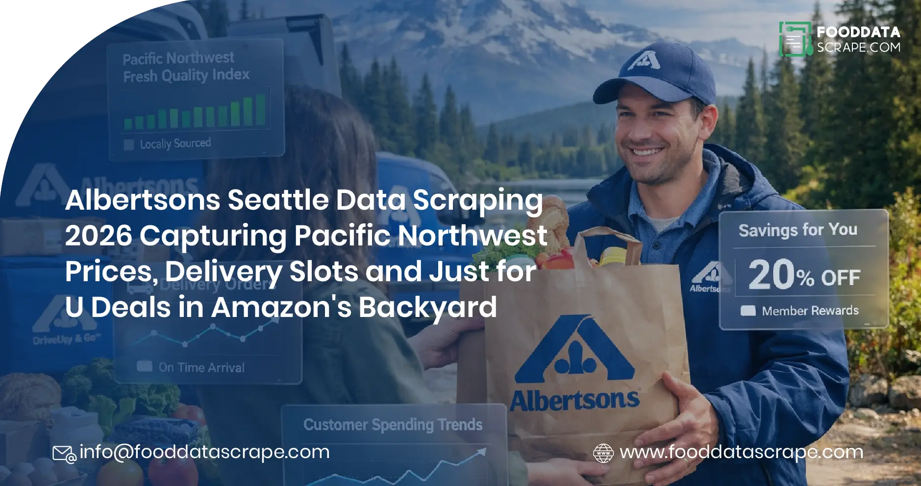 Albertsons Seattle Data Scraping 2026 Capturing Pacific Northwest Prices, Delivery Slots and Just for U Deals in Amazon's Backyard